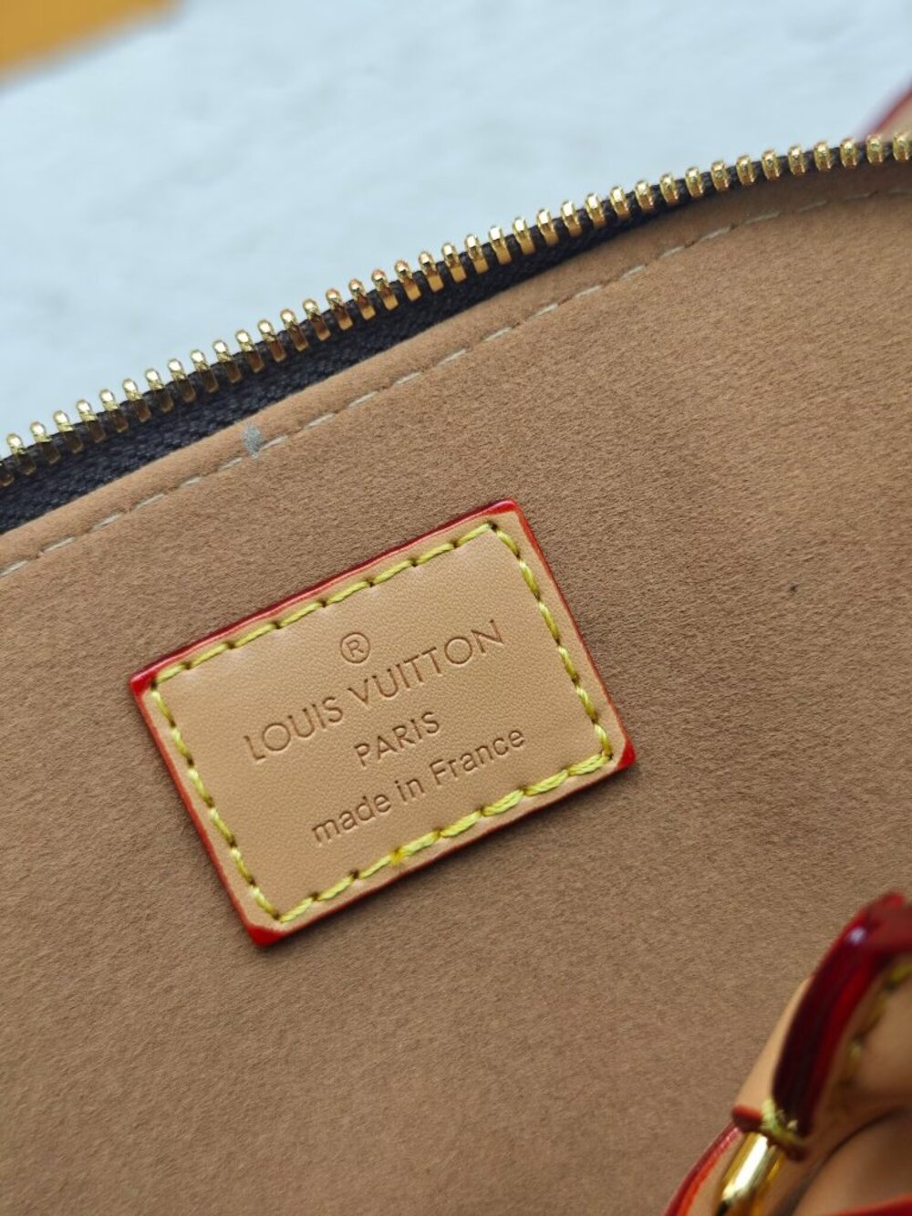 Louis Vuitton Brown Monogram Daisy Alma BB Satchel - Picture 9 of 9